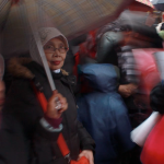 Hundreds protest hearings on Muslim extremism