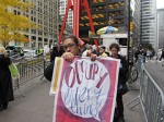 Kristina Acevedo said that despite police action against Occupy Wall Street, the movement will not stop. Photo by Chris Palmer
