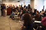 On December 11, members of Immigrant Worker Justice, a working group of Occupy Wall Street, hosted a "teach-in," in order to relate the message of Occupy Wall Street to immigrant communities. Photo by Eric Zerkel