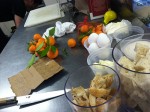 The ingredients for tangerine curd--the dessert that came with the prix fixe at Alma recently. By Edna Ishayik