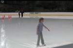 Spring in NYC: Soaring temperatures turns ice rink into a skating pool