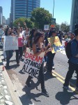 Members of DreamActivist.org and other supporters of the DREAM Act shut down Wilshire Blvd. in Los Angeles, Calif. during a demonstration in May, 2010. Photo Courtesy of DreamActivist.org.