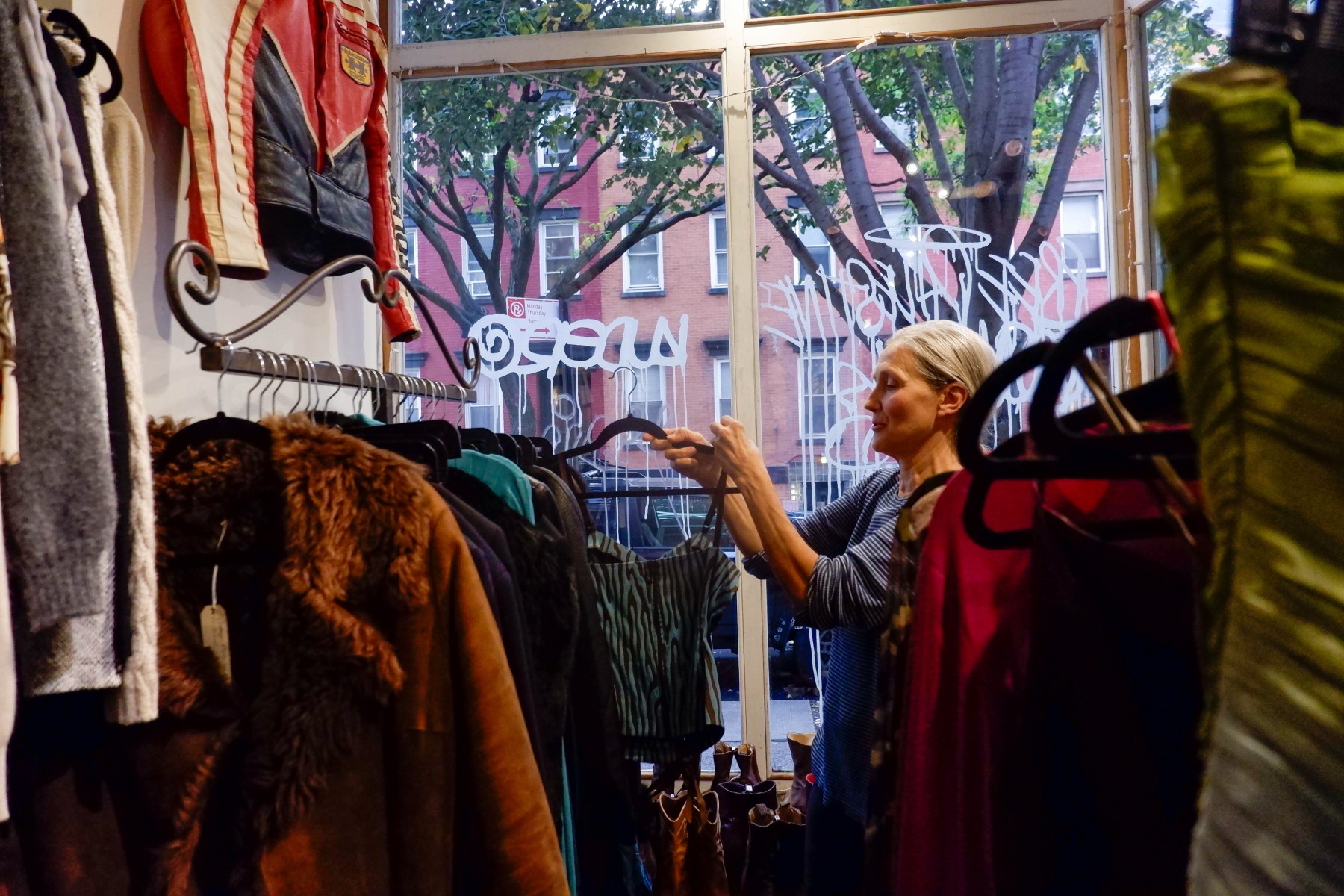 The store is her baby — even as she says she just uses it as a platform to attract, connect and build a community — and Malin is constantly reaaranging and looking after thigs.