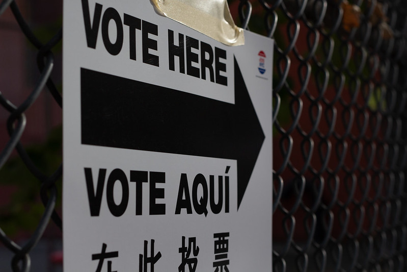 Voting in Lower Manhattan - Pavement Pieces